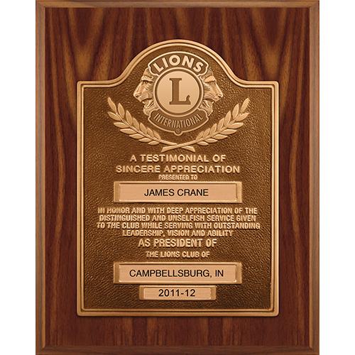 Award received by Lions Club of Singapore Clarke Quay