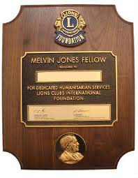 Award received by Lions Club of Singapore Clarke Quay